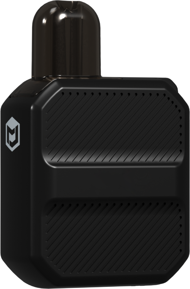 A black L15 rubik's cube vape device