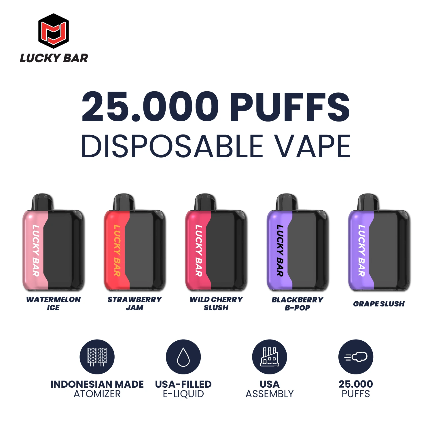 menthol tobacco disposable vape Lucky Bar Pulse X | Smart Vape Factory